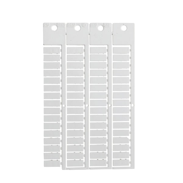 Terminal Block Tag Polycarbonate 15.00 mm H x 6.00 mm W Box of 1024 Pieces, 1024PK